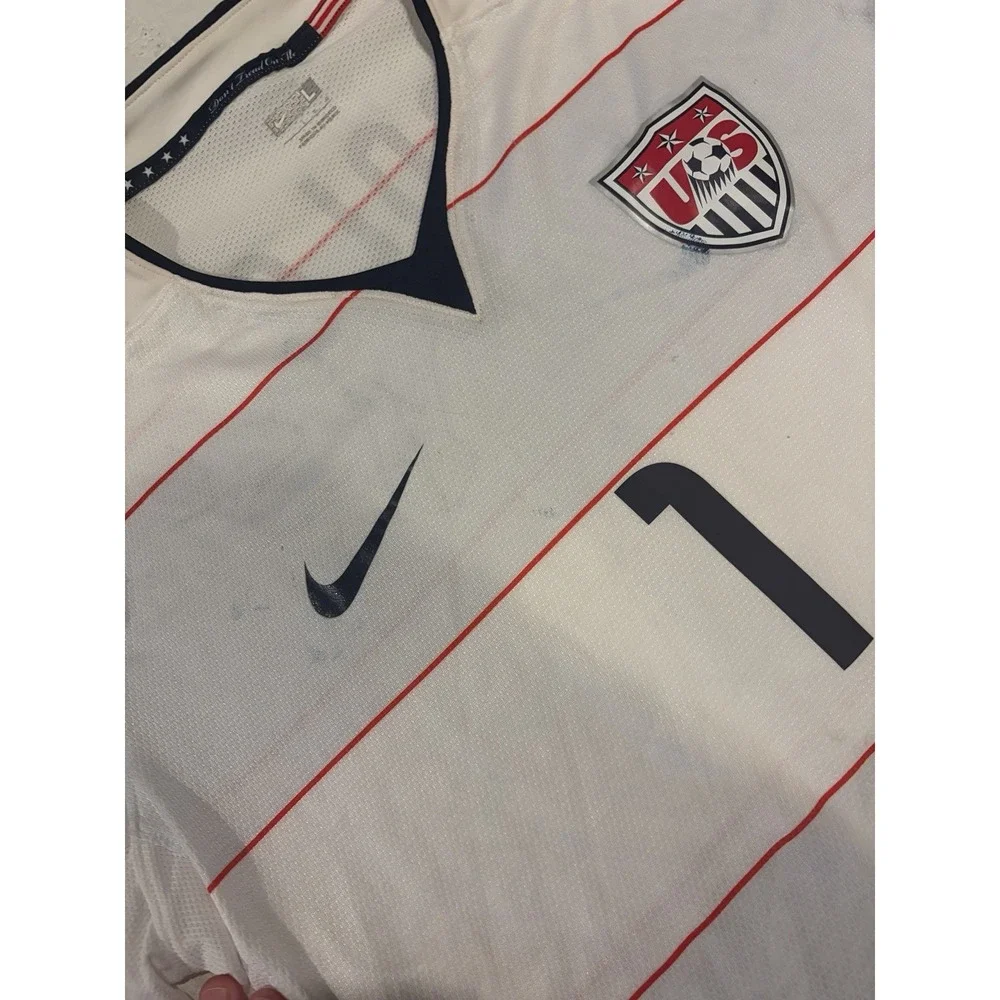 Nike Fit Dry US USA Soccer USWNT Hope Solo Jersey Don't Tread On Me Womens L